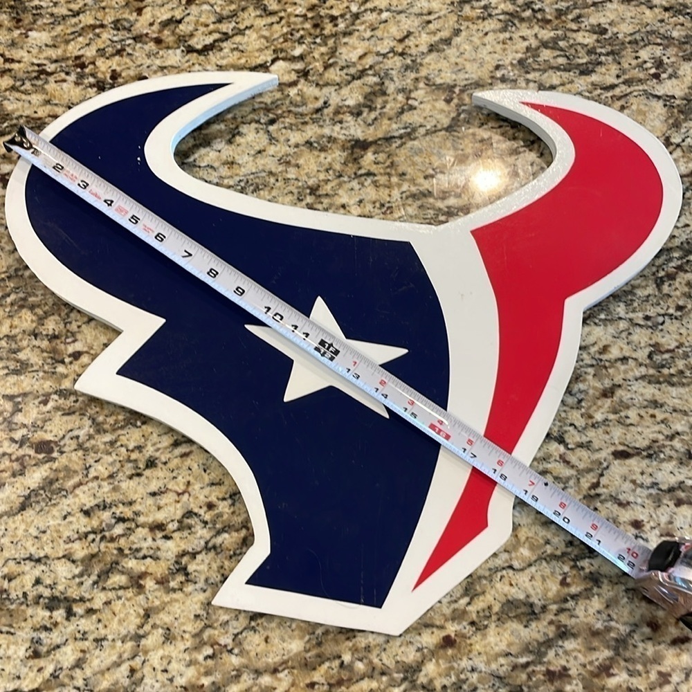 Houston Texans Logo Wooden Wall Decor - Picture 5 of 17